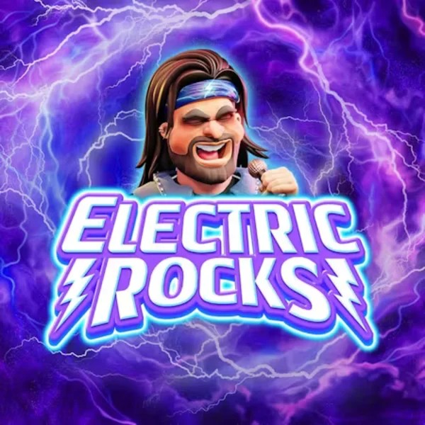 Official Slots logo: Electric Rocks by Inspired Gaming at Mega Riches Casino