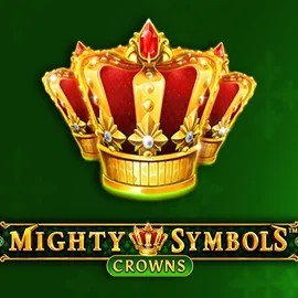 Mighty Symbols Crowns logo by Wazdan at Mega Riches Casino