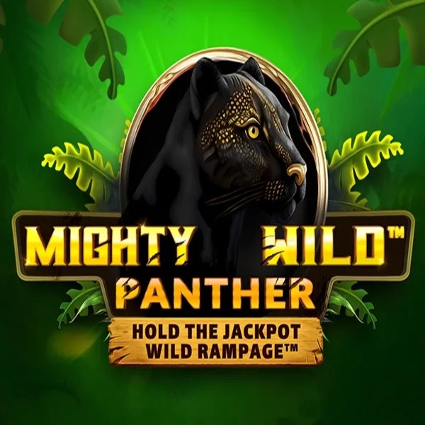 Mighty Wild Panther slot logo by Wazdan at Mega Riches Casino