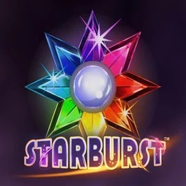 Starburst logo by NetEnt Mega Riches Casino